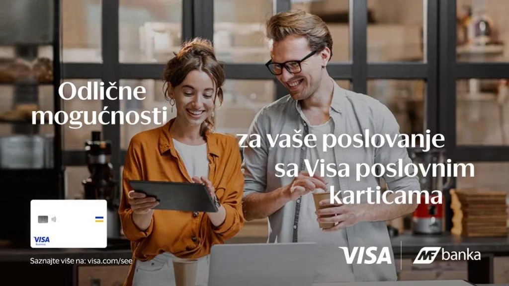 Unaprijedite vaše poslovanje uz Visa poslovne kartice
